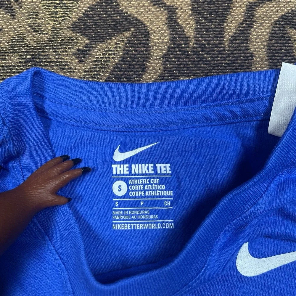 Nike Kansas City FC NWSL Navy Blue T-shirt Youth Size Small New Athletic Cut